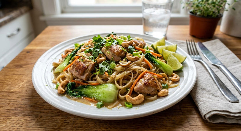 Coco-Lime Chicken Noodles